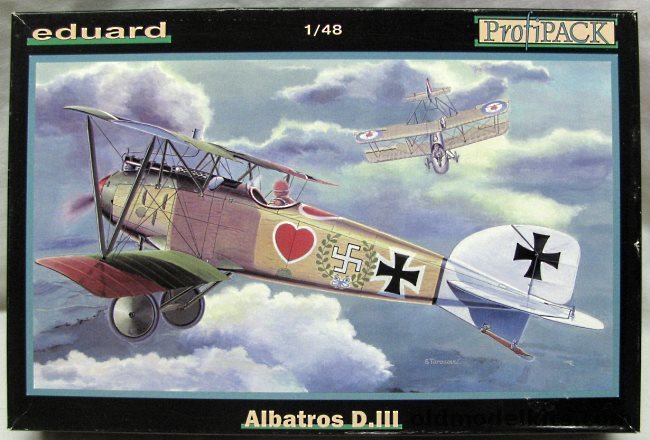 Eduard 1/48 Albatros D-III Profipack, 8035 plastic model kit